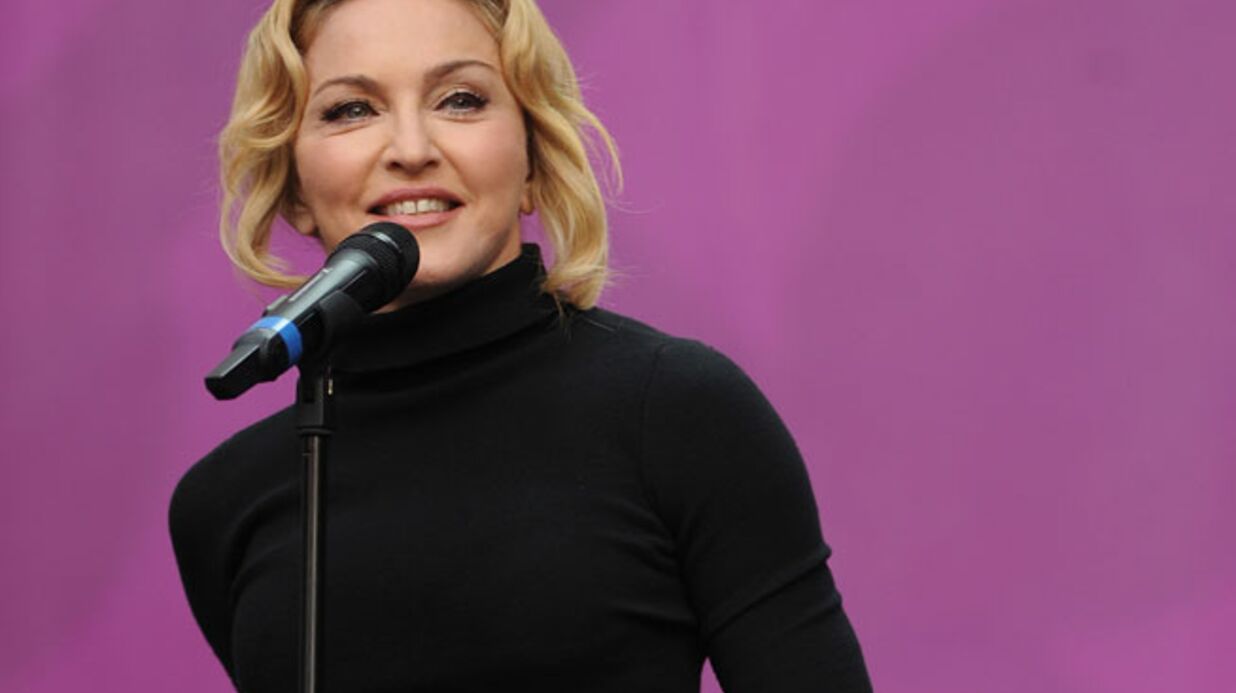 Madonna sur la côte dAzur pour lan­ni­ver­saire de Rocco 