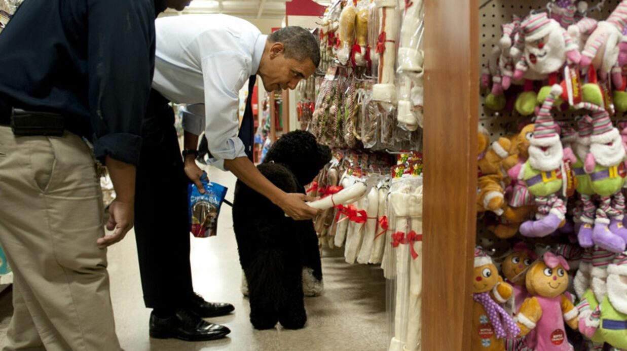 PHOTOS Barack Obama fait son shopping de No l